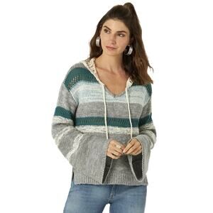 Wrangler Retro Women’s Sweater Sz Small Oversized Bell Sleeve Boho Western